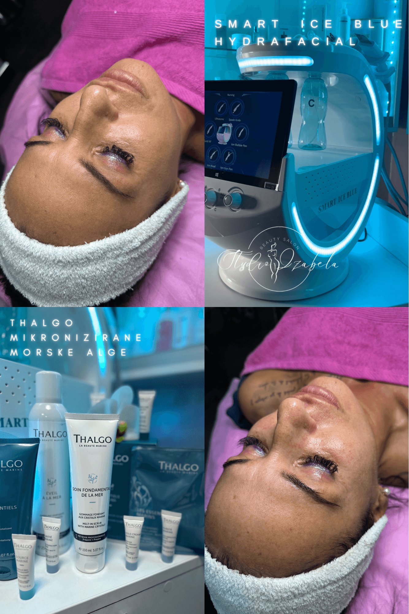 Smart Ice Blue Hydrafacial+Thalgo mikronizirane morske alge